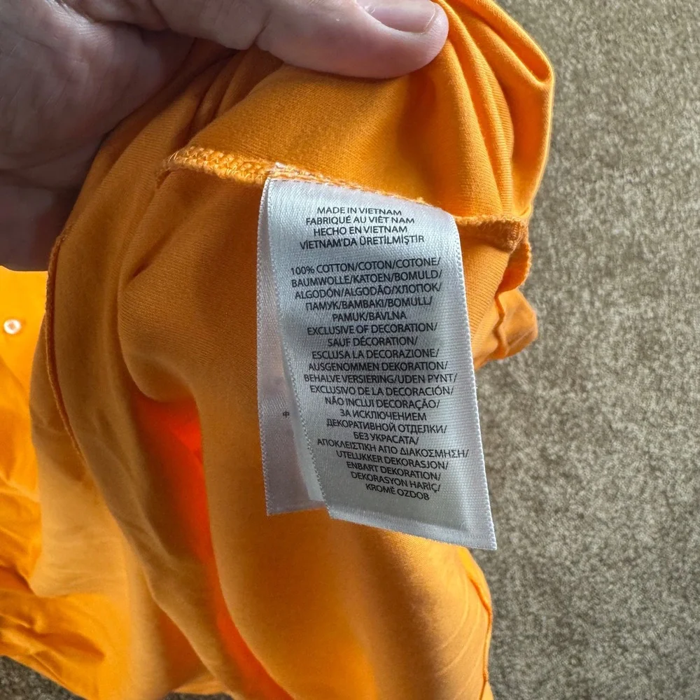 Polo Ralph Lauren Orange Short Sleeve Polo Shirt Mens 2XB Big & Tall Pony Logo